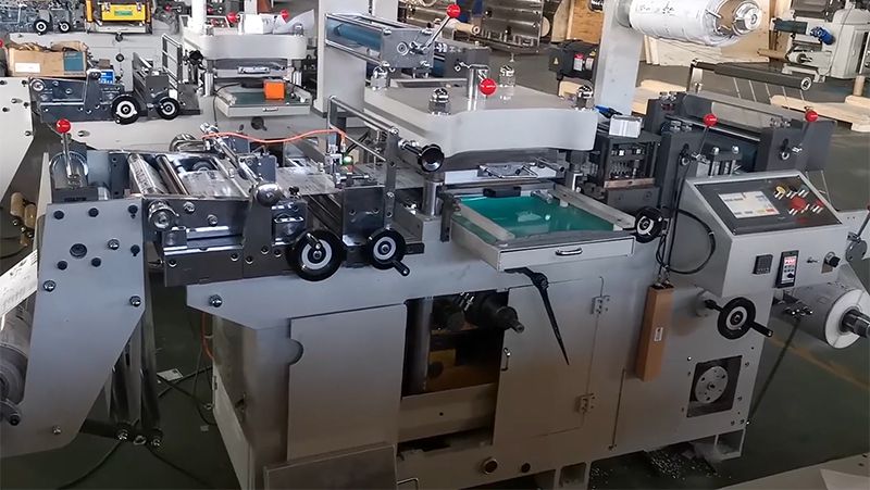 Плоская высекальная машина для этикеток DBMQ-320