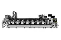Флексографская печатная машина с системой контроля этикеток, DBRY-L370H